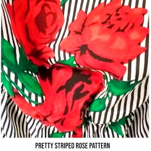 Hint Of Blush New  Women's Off shoulder Floral Striped Romper Plus Size 3X - Picture 5 of 12